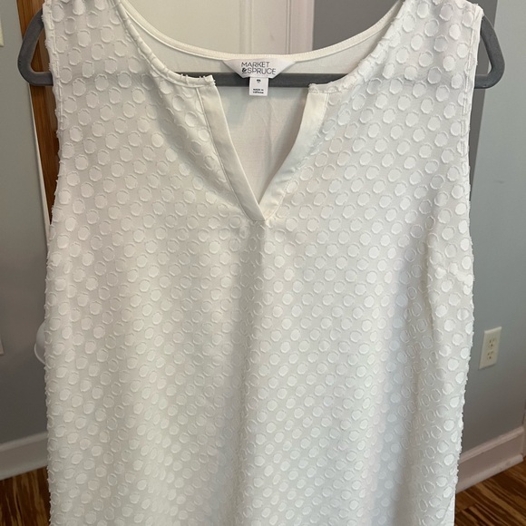 White sleeveless shirt XXL Market and Spuce - Picture 1 of 5